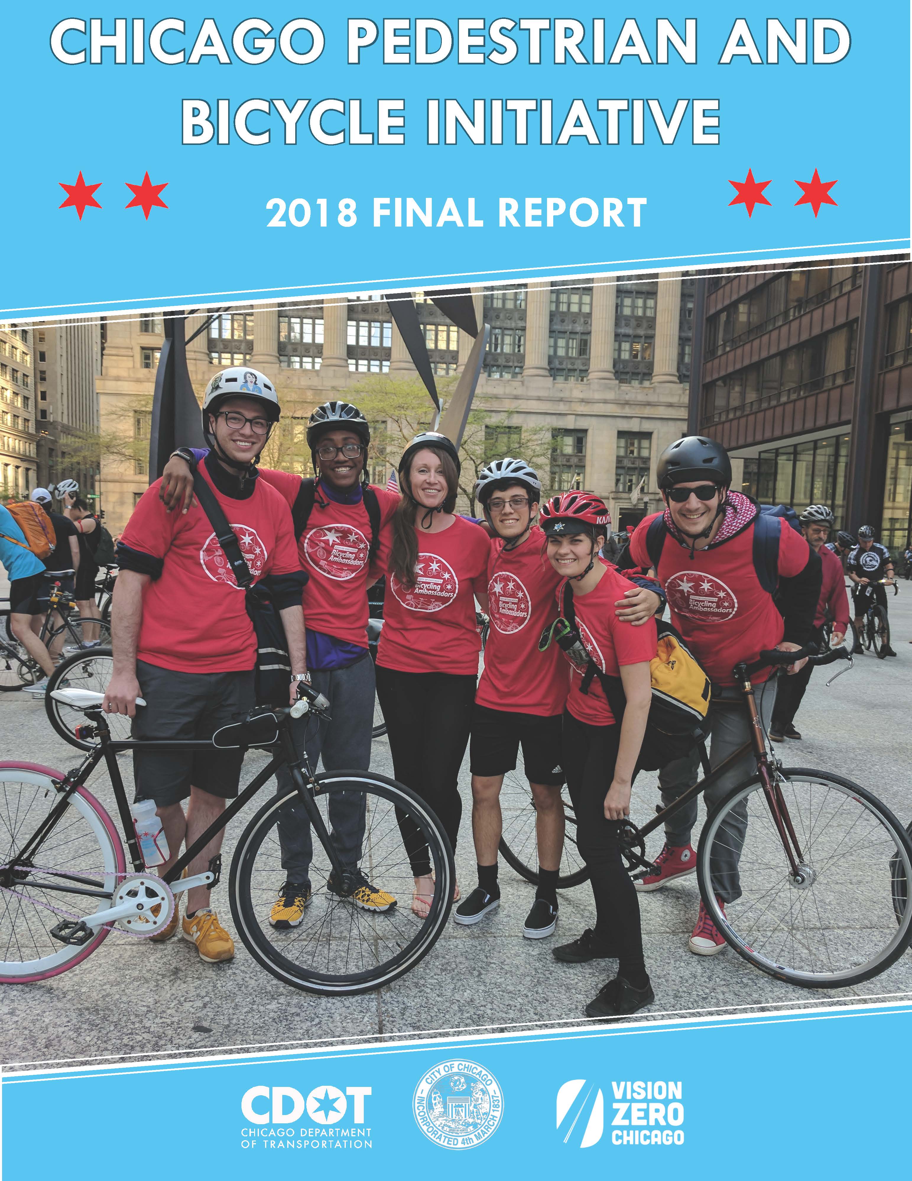 Cover of 2018 Bike/Ped report